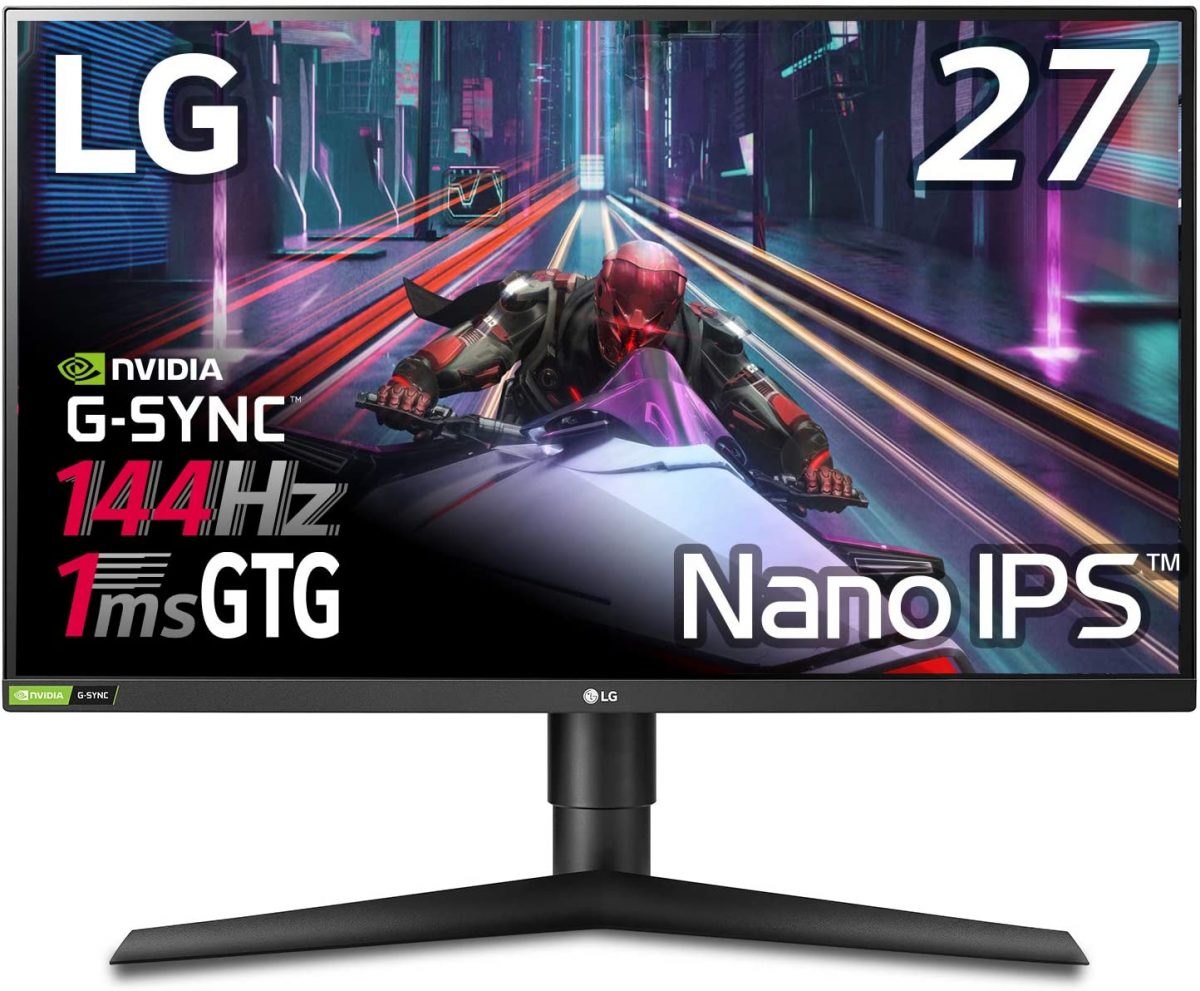 144Hz&WQHD対応のゲーミングモニターLGエレクトロニクス「27GL83A-B」の画像