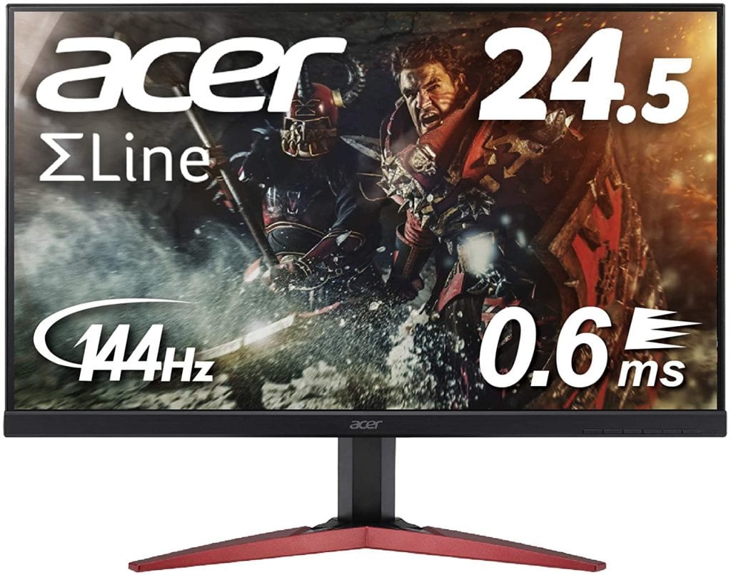 日本エイサーの144Hz対応ゲーミングモニター「KG251QHbmidpx」