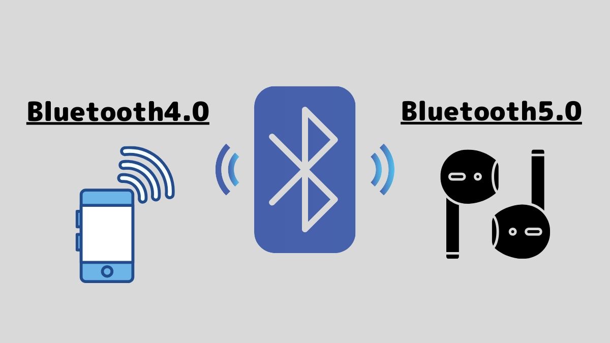 Bluetooth4.0以降では互換性があるので接続できる