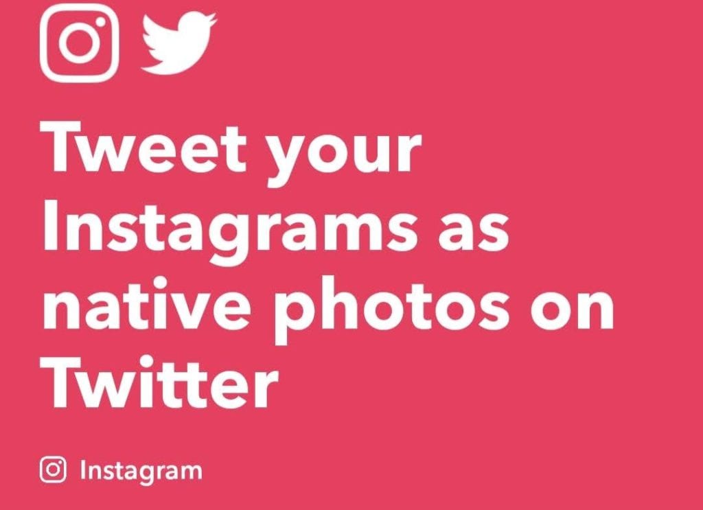 Instagramに投稿した画像をTwitterにも投稿するアプレット・レシピ