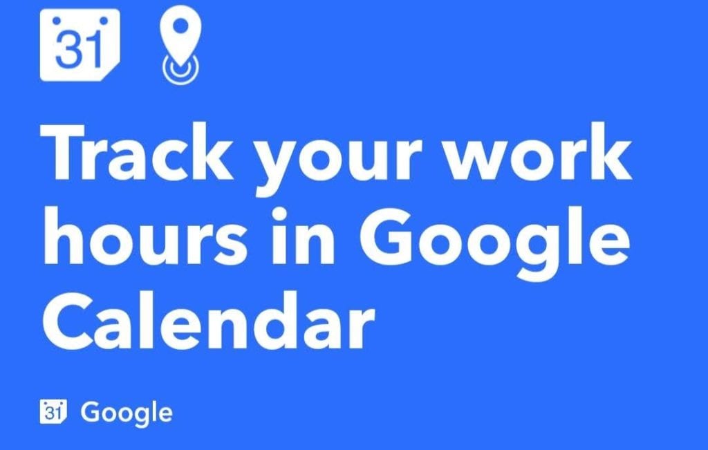 職場での滞在時間をGoogleカレンダーに自動で記録するアプレット・レシピ